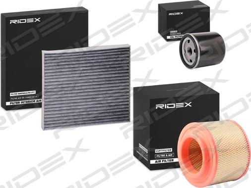 RIDEX 4055F20207 - Filter-komplekt abcparts.ee