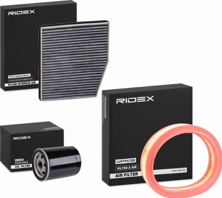 RIDEX 4055F2857 - Комплект фильтра abcparts.ee