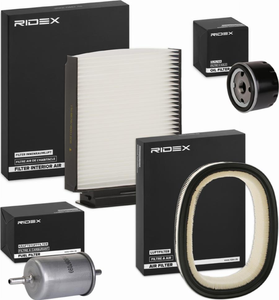 RIDEX 4055F27329 - Комплект фильтра abcparts.ee
