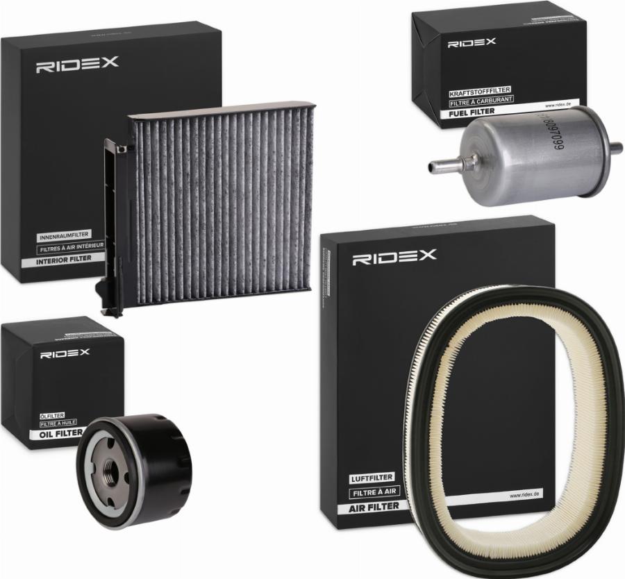 RIDEX 4055F27328 - Комплект фильтра abcparts.ee