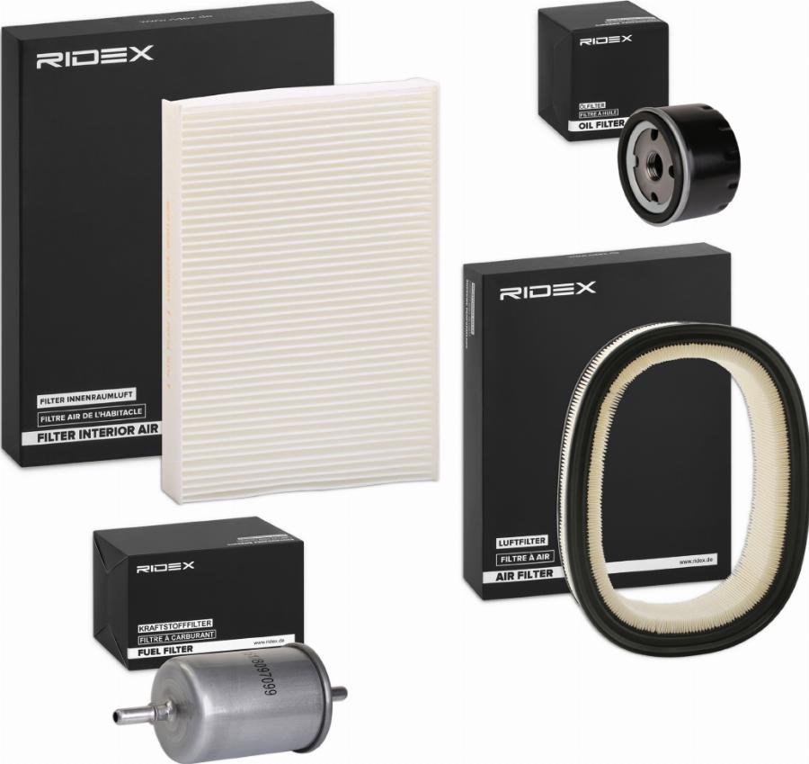 RIDEX 4055F27327 - Комплект фильтра abcparts.ee