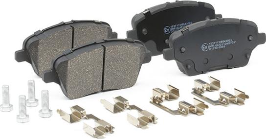 RIDEX 402B0624 - Тормозные колодки, дисковые, комплект abcparts.ee