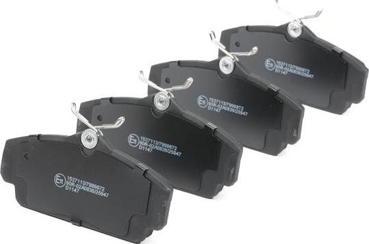 RIDEX 402B0099 - Тормозные колодки, дисковые, комплект abcparts.ee