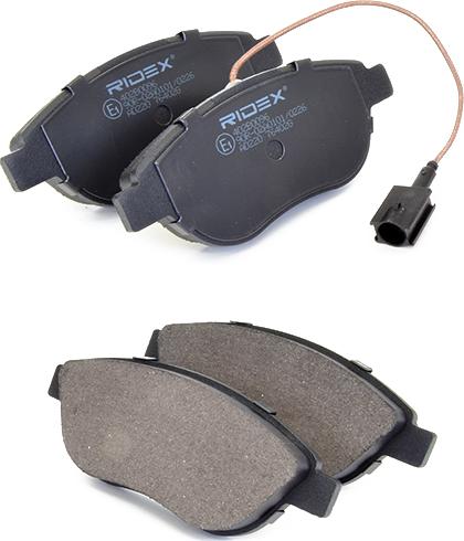 RIDEX 402B0096 - Тормозные колодки, дисковые, комплект abcparts.ee