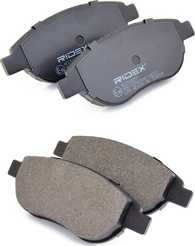 RIDEX 402B0057 - Тормозные колодки, дисковые, комплект abcparts.ee