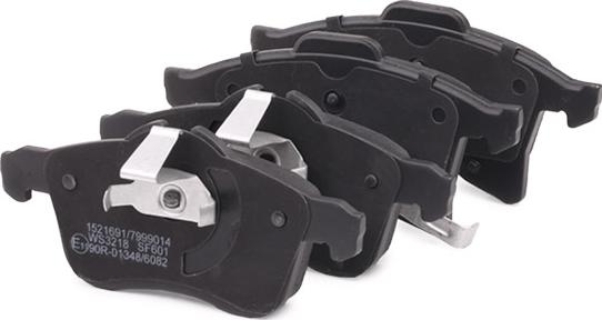 RIDEX 402B0007 - Тормозные колодки, дисковые, комплект abcparts.ee