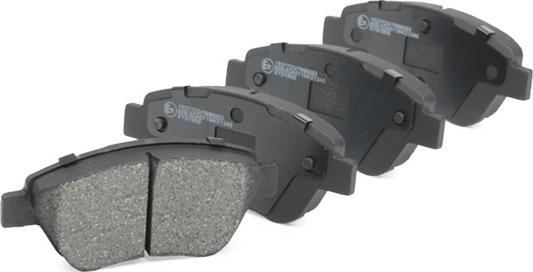 RIDEX 402B0080 - Тормозные колодки, дисковые, комплект abcparts.ee