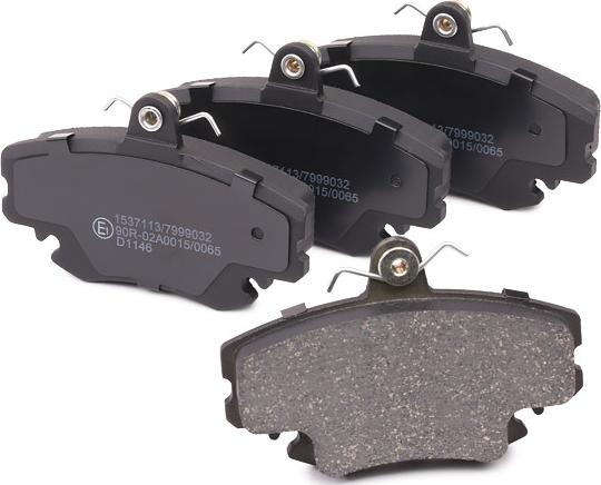 RIDEX 402B0036 - Тормозные колодки, дисковые, комплект abcparts.ee