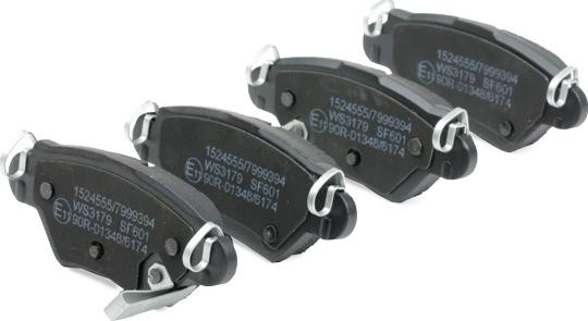 RIDEX 402B0078 - Тормозные колодки, дисковые, комплект abcparts.ee