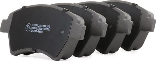 RIDEX 402B0144 - Тормозные колодки, дисковые, комплект abcparts.ee