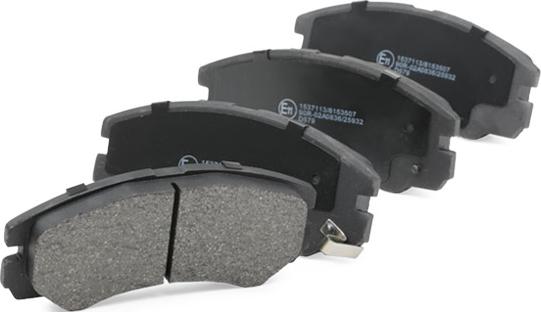 RIDEX 402B0187 - Тормозные колодки, дисковые, комплект abcparts.ee