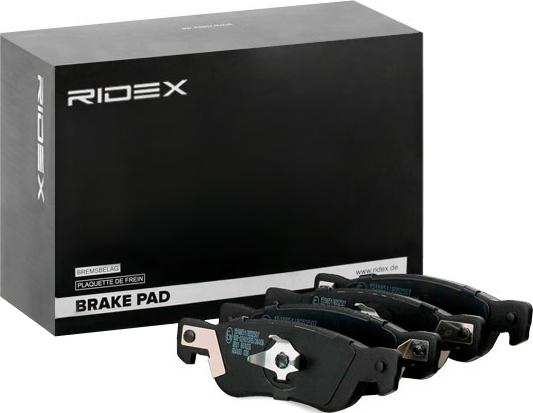 RIDEX 402B0893 - Тормозные колодки, дисковые, комплект abcparts.ee