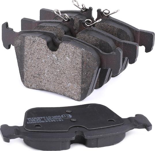 RIDEX 402B0863 - Тормозные колодки, дисковые, комплект abcparts.ee