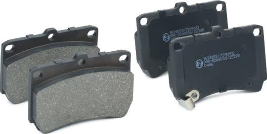 RIDEX 402B0256 - Тормозные колодки, дисковые, комплект abcparts.ee