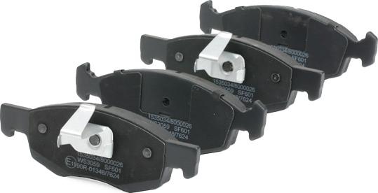 RIDEX 402B0230 - Тормозные колодки, дисковые, комплект abcparts.ee