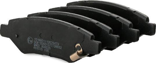 RIDEX 402B1311 - Тормозные колодки, дисковые, комплект abcparts.ee