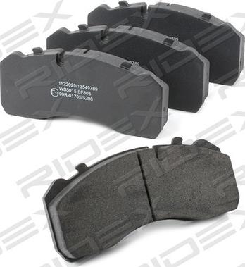 RIDEX 402B1205 - Тормозные колодки, дисковые, комплект abcparts.ee