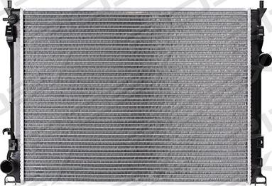 RIDEX 470R0576 - Радиатор, охлаждение двигателя abcparts.ee