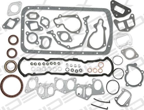 RIDEX 560F0077 - Комплект прокладок, двигатель abcparts.ee