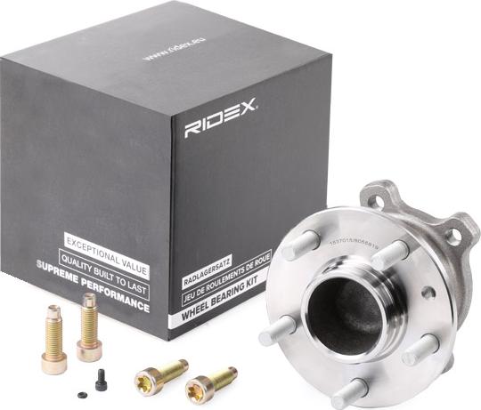RIDEX 654W0586 - Комплект подшипника, ступицы колеса abcparts.ee