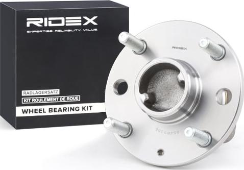 RIDEX 654W0286 - Комплект подшипника, ступицы колеса abcparts.ee