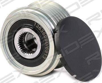 RIDEX 1390F0056 - Шкив генератора, муфта abcparts.ee