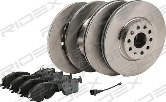RIDEX 3405B0507 - Дисковый тормозной механизм, комплект abcparts.ee