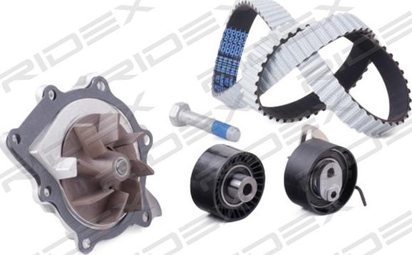 RIDEX 3096W0260 - Водяной насос + комплект зубчатого ремня ГРМ abcparts.ee