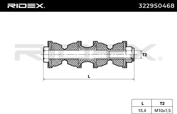 RIDEX 3229S0468 - Тяга / стойка, стабилизатор abcparts.ee