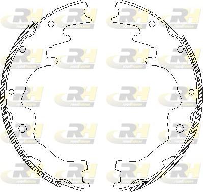 Roadhouse 4388.00 - Тормозные башмаки, барабанные abcparts.ee