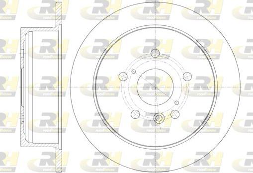 Roadhouse 6911.00 - Тормозной диск abcparts.ee