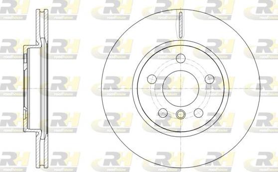 Roadhouse 61545.10 - Тормозной диск abcparts.ee