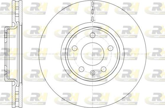 Roadhouse 61543.10 - Тормозной диск abcparts.ee
