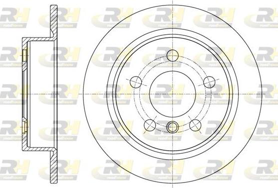 Roadhouse 61618.00 - Тормозной диск abcparts.ee