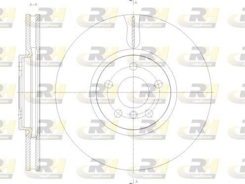 Roadhouse 61789.10 - Тормозной диск abcparts.ee