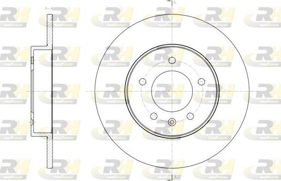 Roadhouse 62041.00 - Тормозной диск abcparts.ee