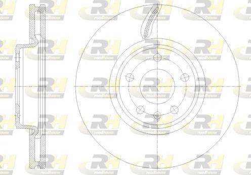 Roadhouse 62131.10 - Тормозной диск abcparts.ee