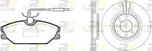 Roadhouse 8208.00 - Дисковый тормозной механизм, комплект abcparts.ee