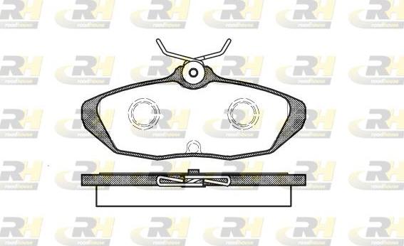 Roadhouse 2451.00 - Тормозные колодки, дисковые, комплект abcparts.ee