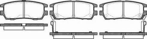 Alpha Brakes HKT-MS-005 - Тормозные колодки, дисковые, комплект abcparts.ee