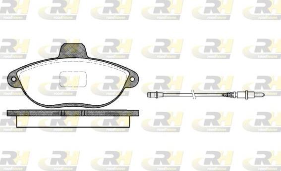 Roadhouse 2602.02 - Тормозные колодки, дисковые, комплект abcparts.ee