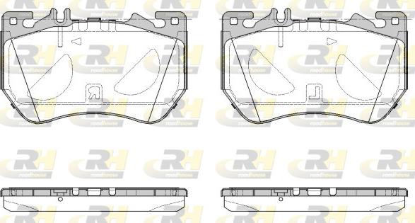 Roadhouse 21971.00 - Тормозные колодки, дисковые, комплект abcparts.ee