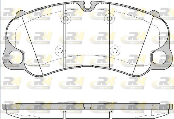 Roadhouse 21595.10 - Тормозные колодки, дисковые, комплект abcparts.ee