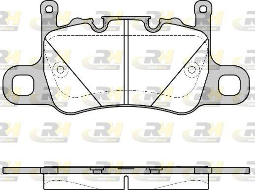 Roadhouse 21598.00 - Тормозные колодки, дисковые, комплект abcparts.ee