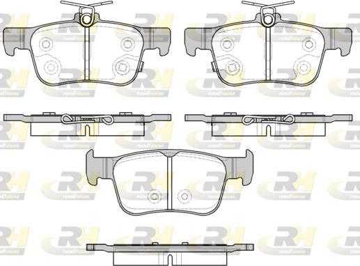 Roadhouse 21551.32 - Тормозные колодки, дисковые, комплект abcparts.ee