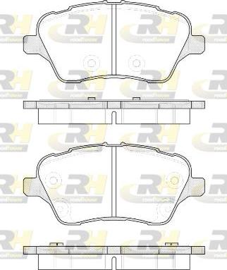 Roadhouse 21514.00 - Тормозные колодки, дисковые, комплект abcparts.ee