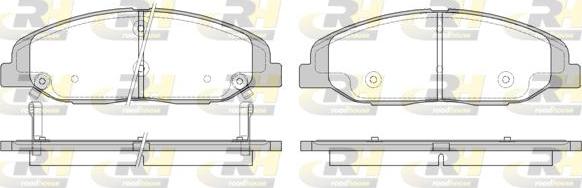 Roadhouse 21334.02 - Тормозные колодки, дисковые, комплект abcparts.ee