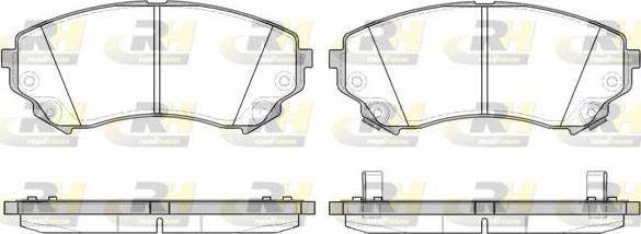 Roadhouse 21331.04 - Тормозные колодки, дисковые, комплект abcparts.ee