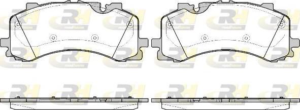 Roadhouse 21744.00 - Тормозные колодки, дисковые, комплект abcparts.ee