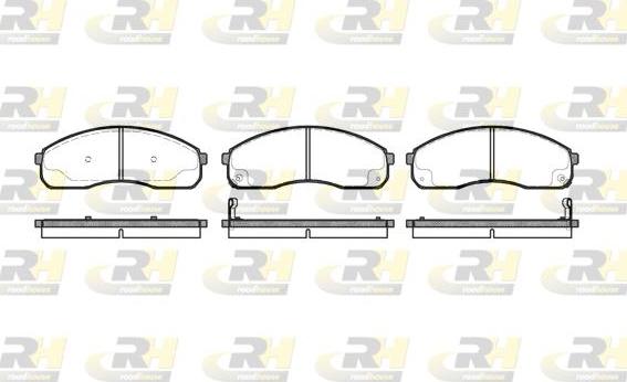 Roadhouse 2821.12 - Тормозные колодки, дисковые, комплект abcparts.ee